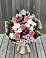 Букет цветов из: Альстромерии, Гвоздики, Розы и Хризантемы в Твери