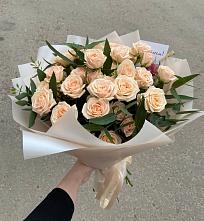 Букет Кремовые розы Латте в Твери