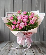 Букет Розовый кустик в Твери
