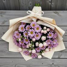 Букет цветов из:  Розы и Хризантемы в Твери