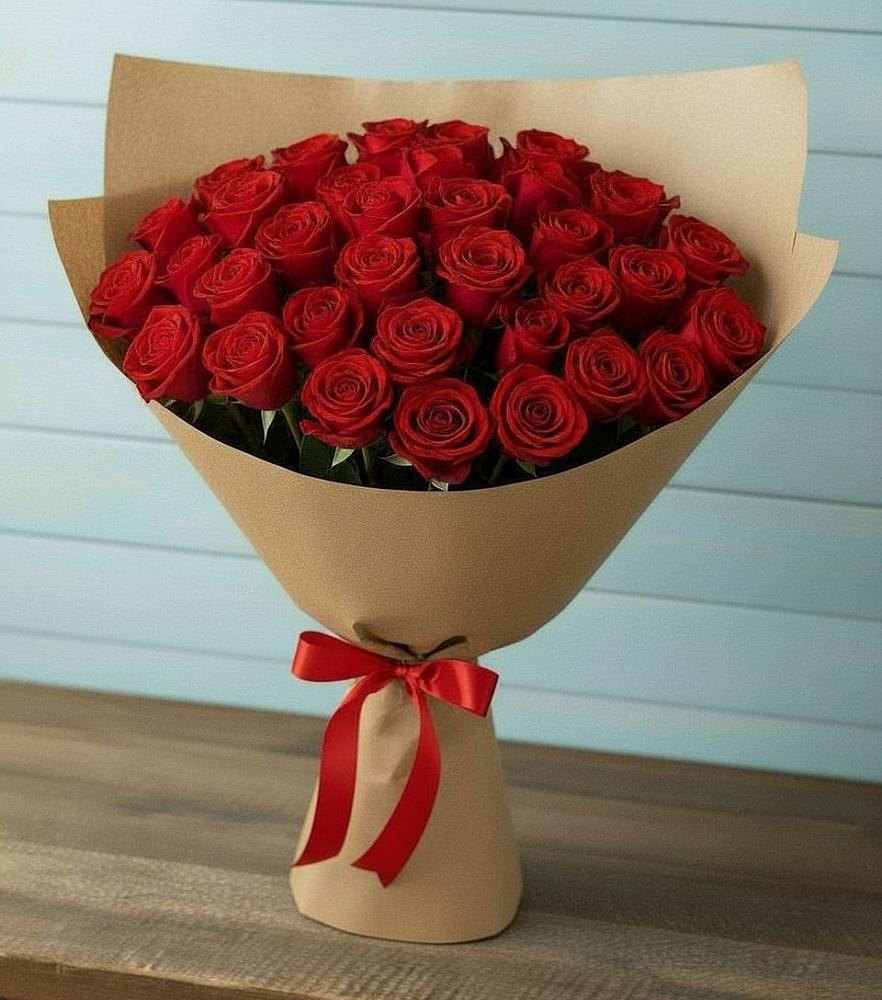 Красные розы Милано в Твери Букет Красные розы Милано в Твери
