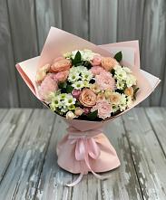 Букет цветов из:  Гвоздики, Розы и Хризантемы #REPLACE_PRED# Твери