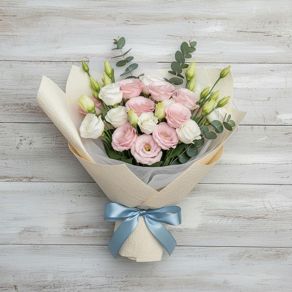 Букет цветов из: Лизиантусы в Твери